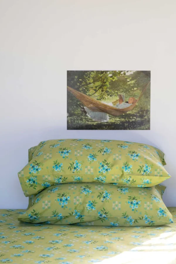 Sheet Set In Avonlea Moss *Organic Cotton