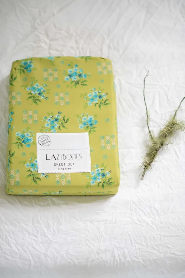 Sheet Set In Avonlea Moss *Organic Cotton