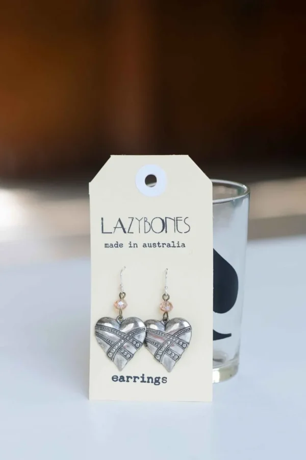 Silver Hearts Earrings