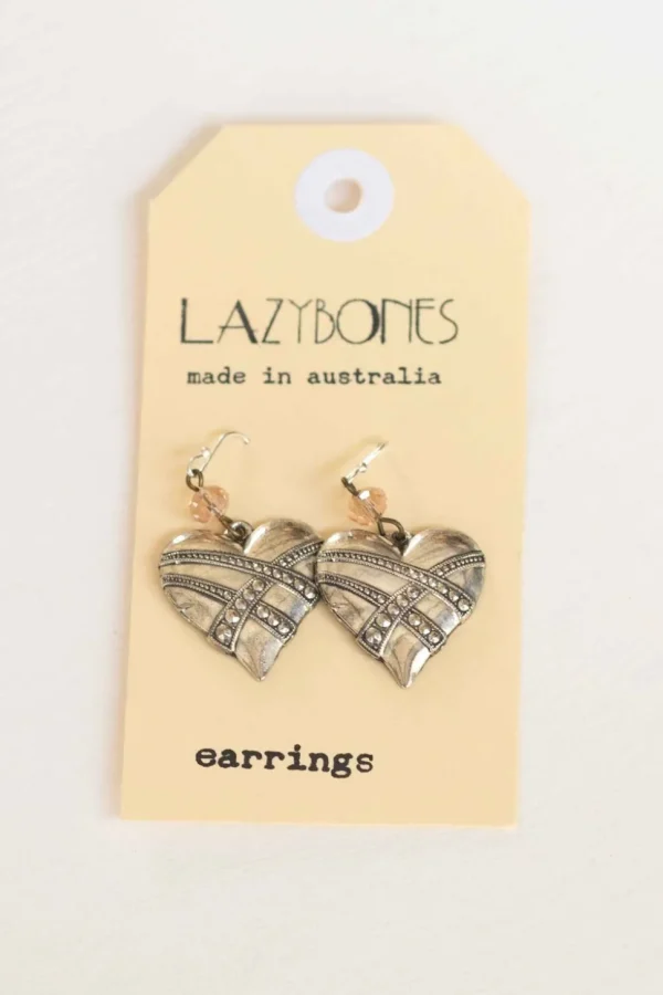 Silver Hearts Earrings