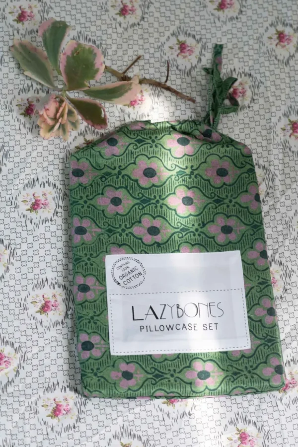 Summer Flowers Pillowcase Set *Organic Cotton