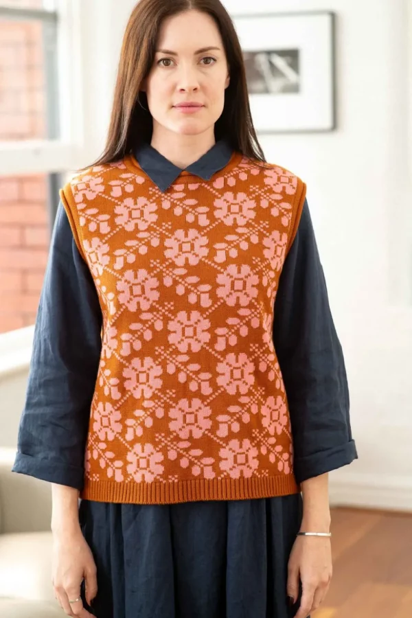 Valerie Vest Floral *Organic Cotton