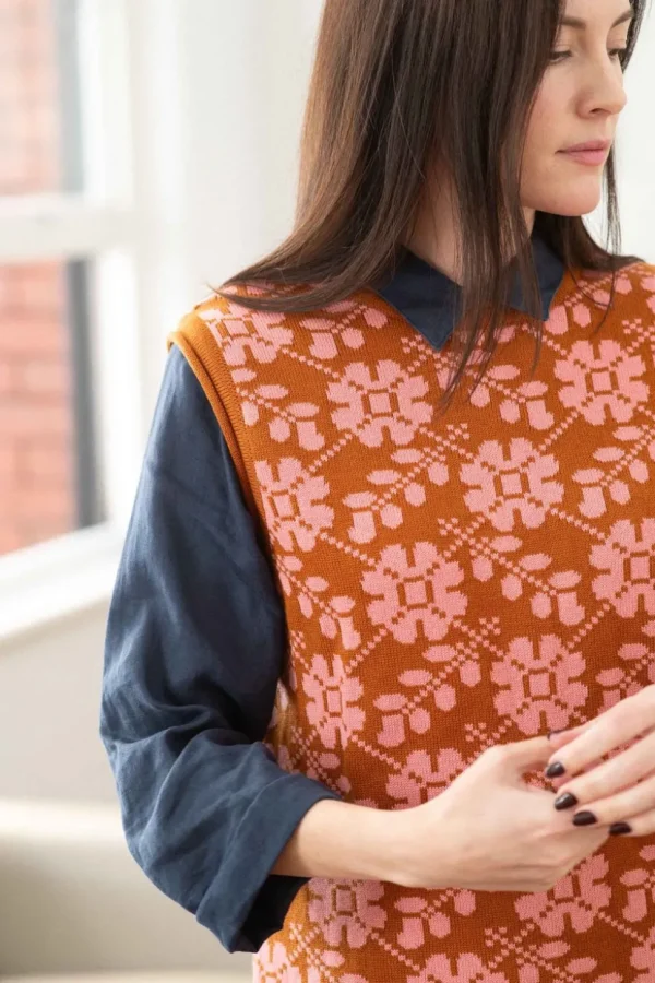 Valerie Vest Floral *Organic Cotton