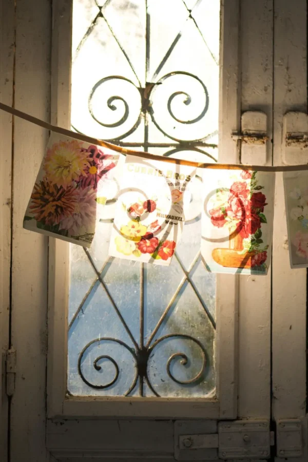 Vintage Flower Garland *Organic Cotton